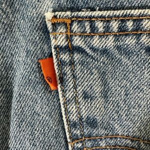 Rare Vintage Levi Orange Tag Blue Jeans 34W 32 leg